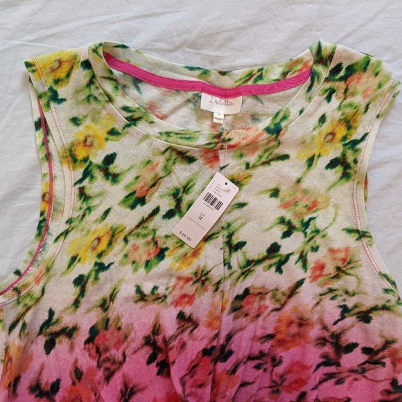 NWT Deletta Adaenia Twist-Front Top - Picture 8 of 14